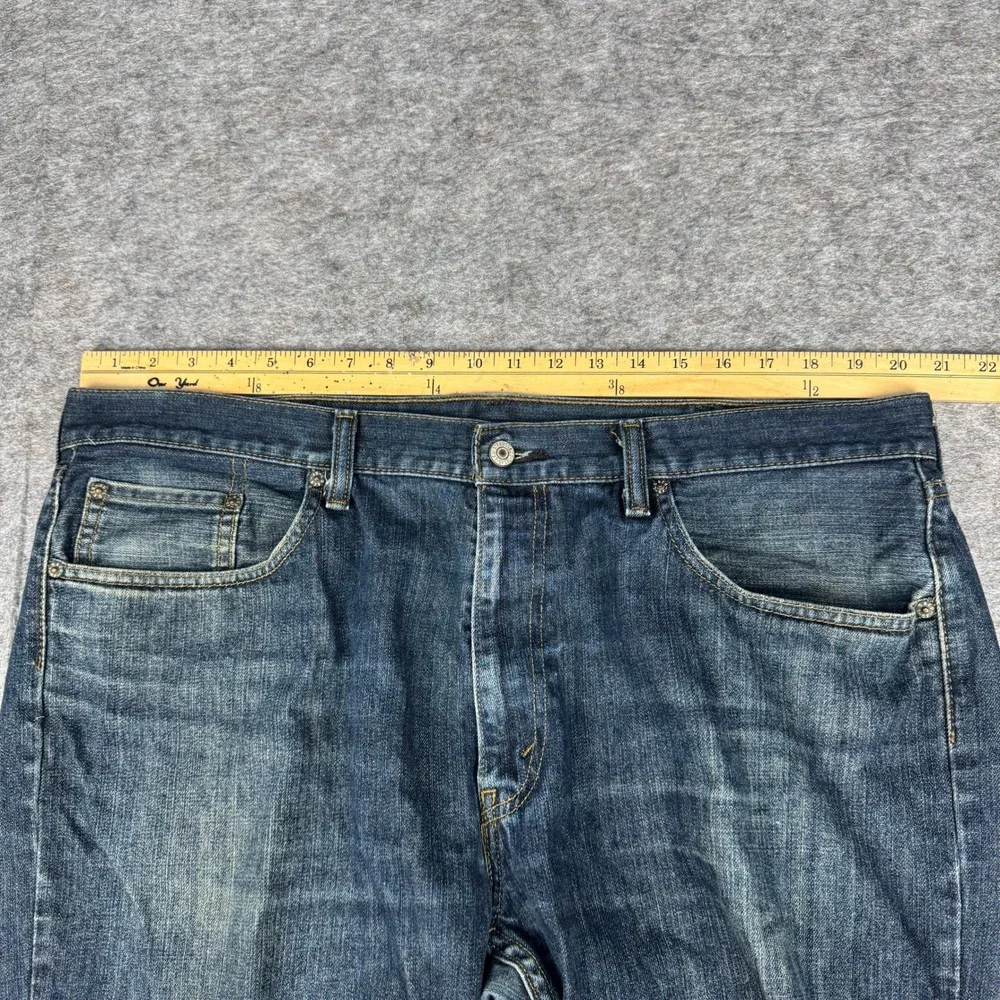 Levis 559 Relaxed Straight Jeans Mens 40x30 Blue Denim Medium Wash 100%‎ Cotton
